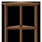 Homeroots 60 in. Bookcase with 3 Shelves in Walnut 379945 - alternate 7